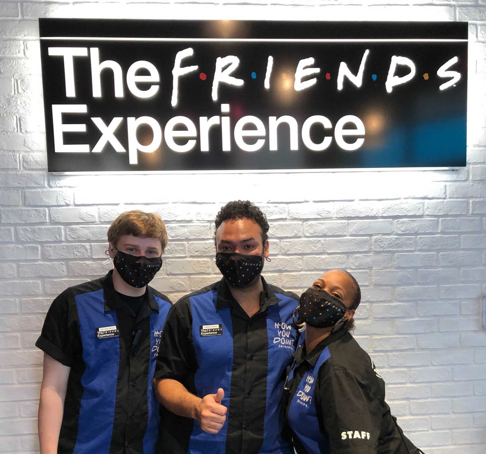 The FRIENDS™ Experience staff group photo