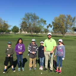 Family at Valley Oaks Golf Course