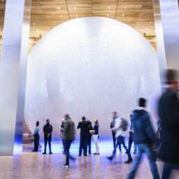 Universal Sphere in lobby